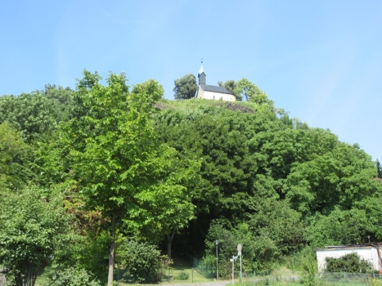 Parkstein-Kapelle von unten.