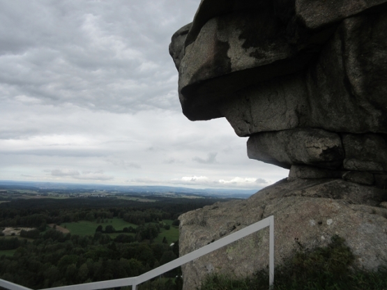 Weiter Blick über den Oberpfälzer Wald