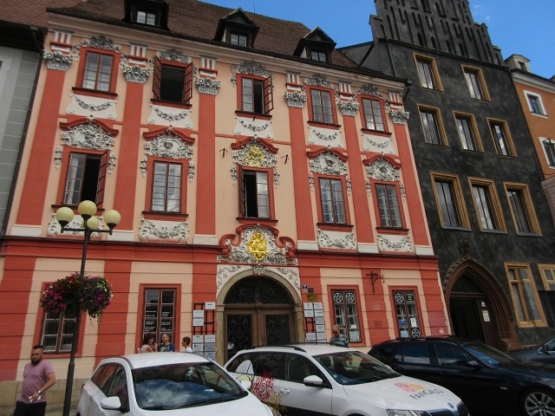 Restauriertes Haus am Markt