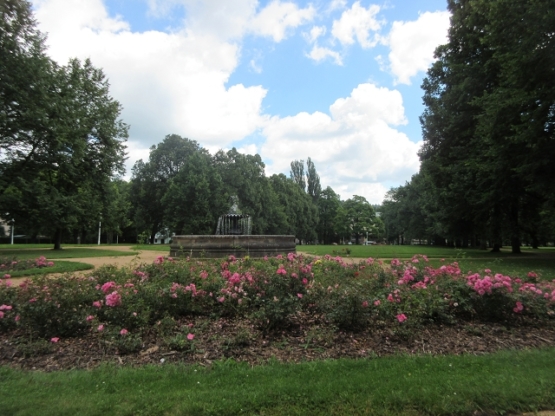 Einer der vielen Parks in Marienbad.