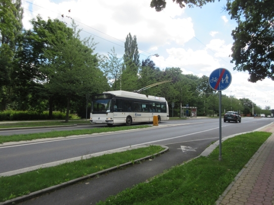 Oberleitungsbus in Marienbad