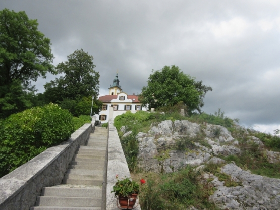 Ein weiterer Aufstieg über eine fast endlose Treppe