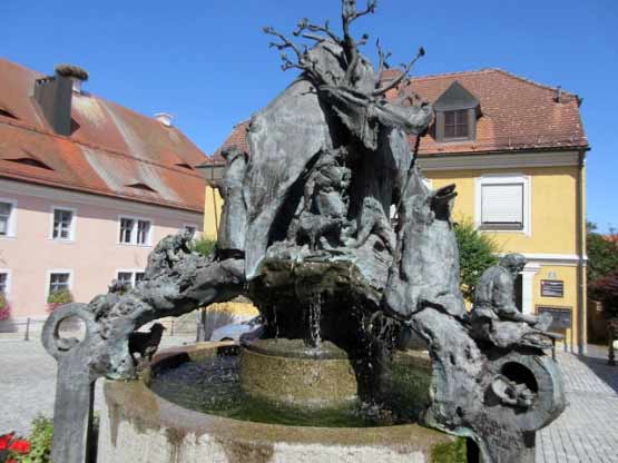 Brunnen an der Kirche