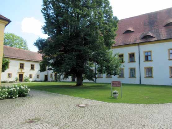 Innenhof des heutigen Amtsgerichts