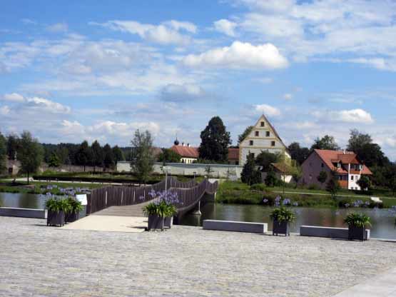 Spannbandbrücke zum Fischhof